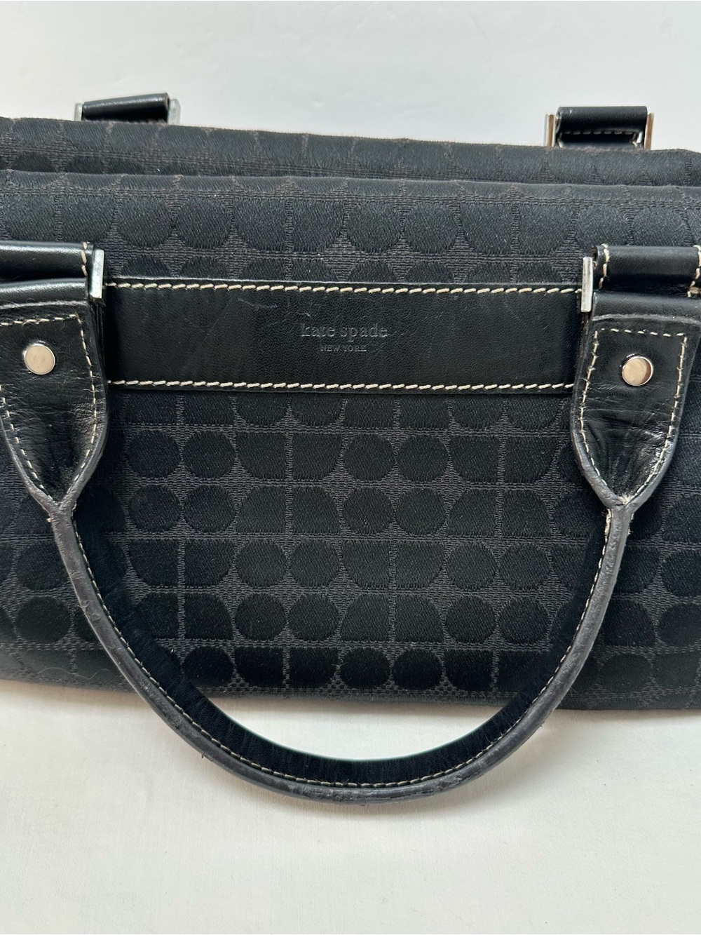 kate spade Black Shoulder Bag with Subtle Jacquard Pattern - Picture 2 of 16